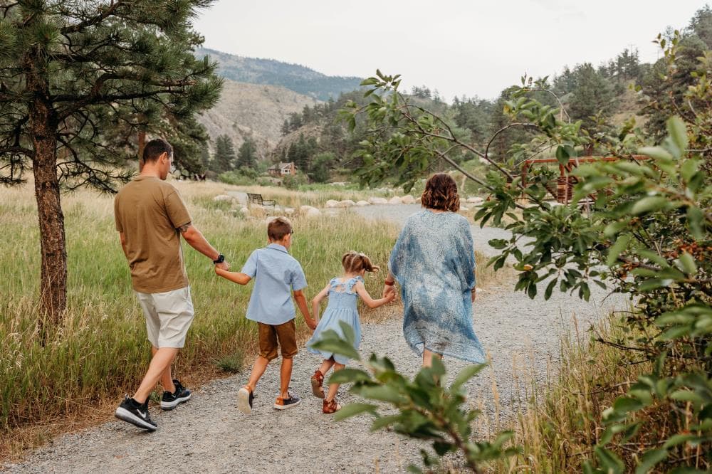 Parents and children laughing family photography Fort Collins