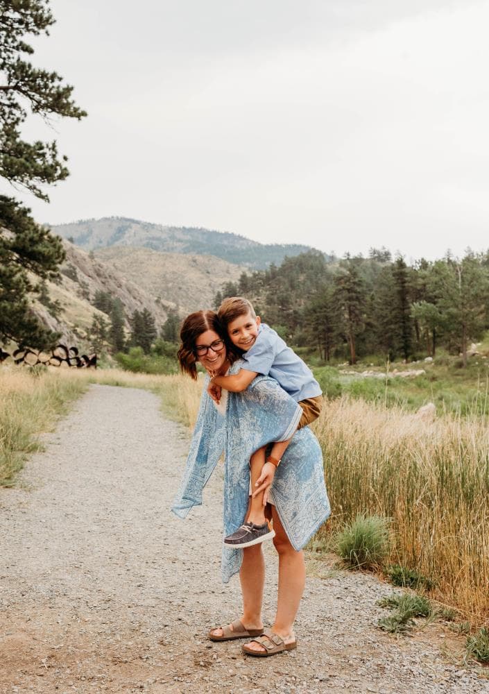 Family candid moment authentic photography Fort Collins Colorado