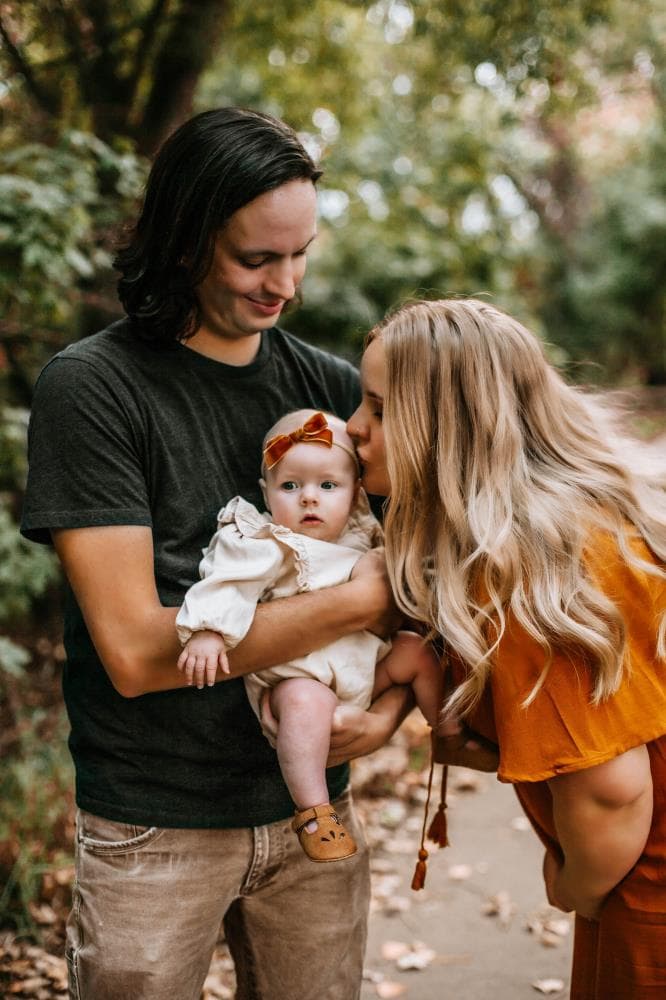 Parents and children laughing family photography Fort Collins