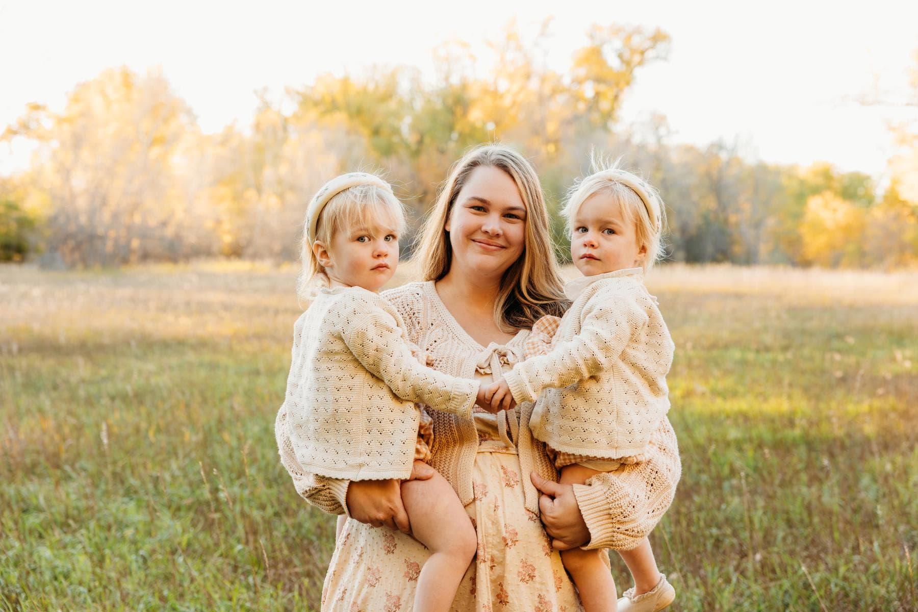 Outdoor family portrait session Colorado mountains