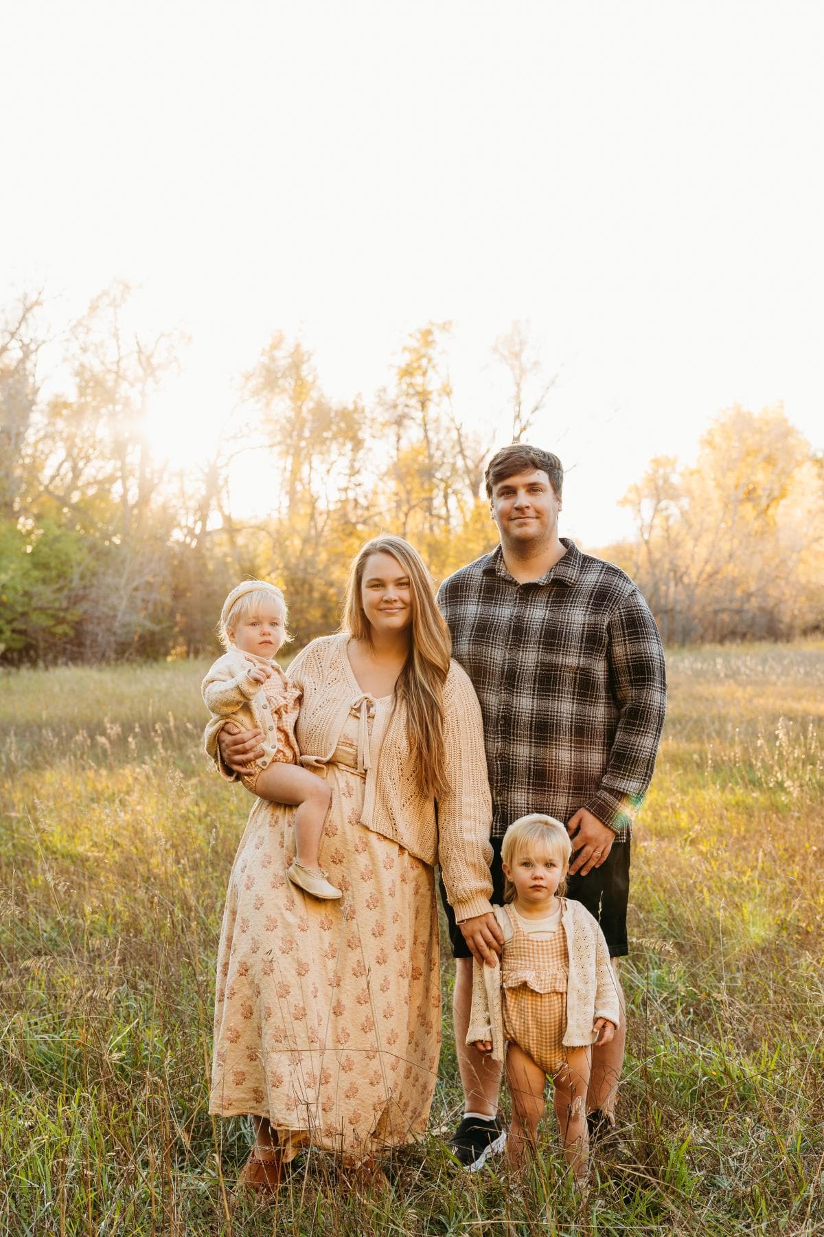 Parents and children laughing family photography Fort Collins
