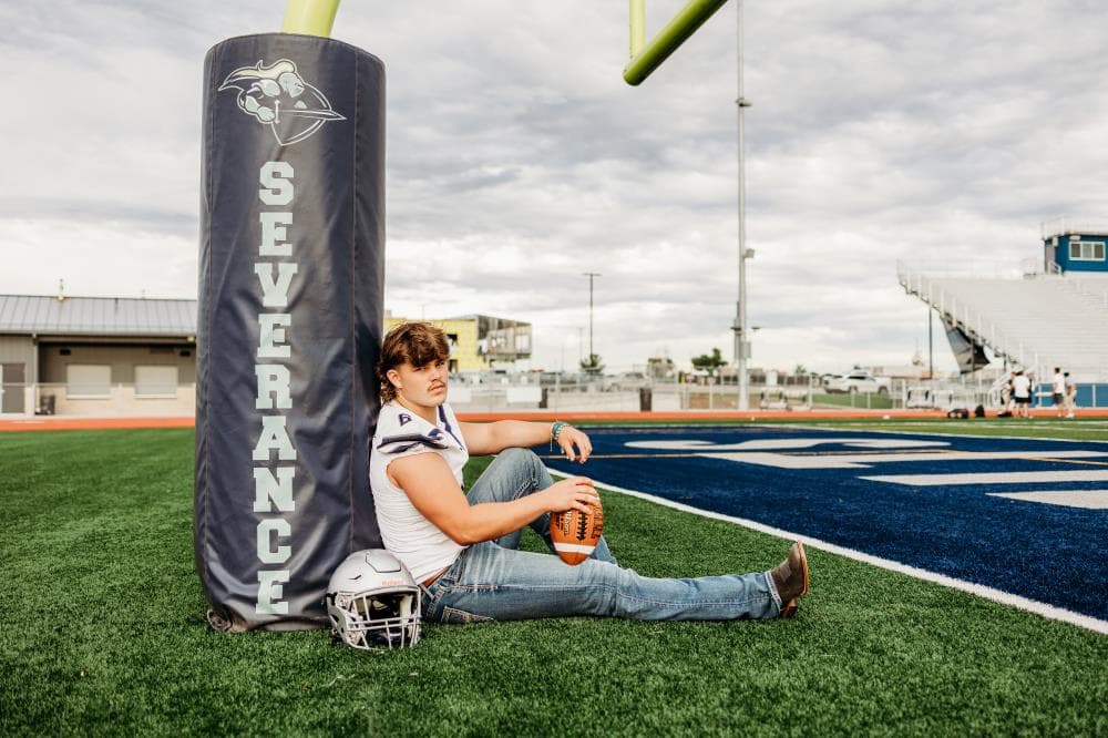 High school senior confident outdoor portrait session Fort Collins Colorado