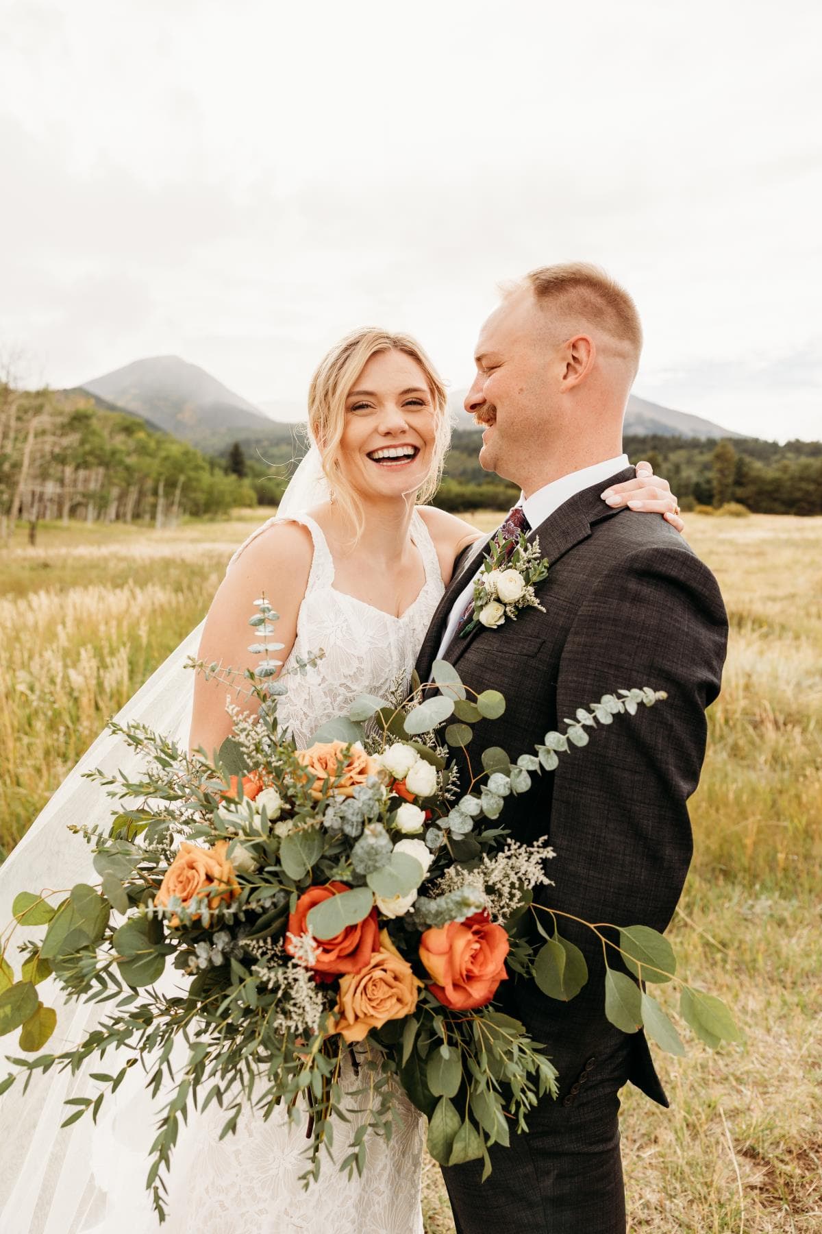 Wedding reception dancing couple natural light Colorado