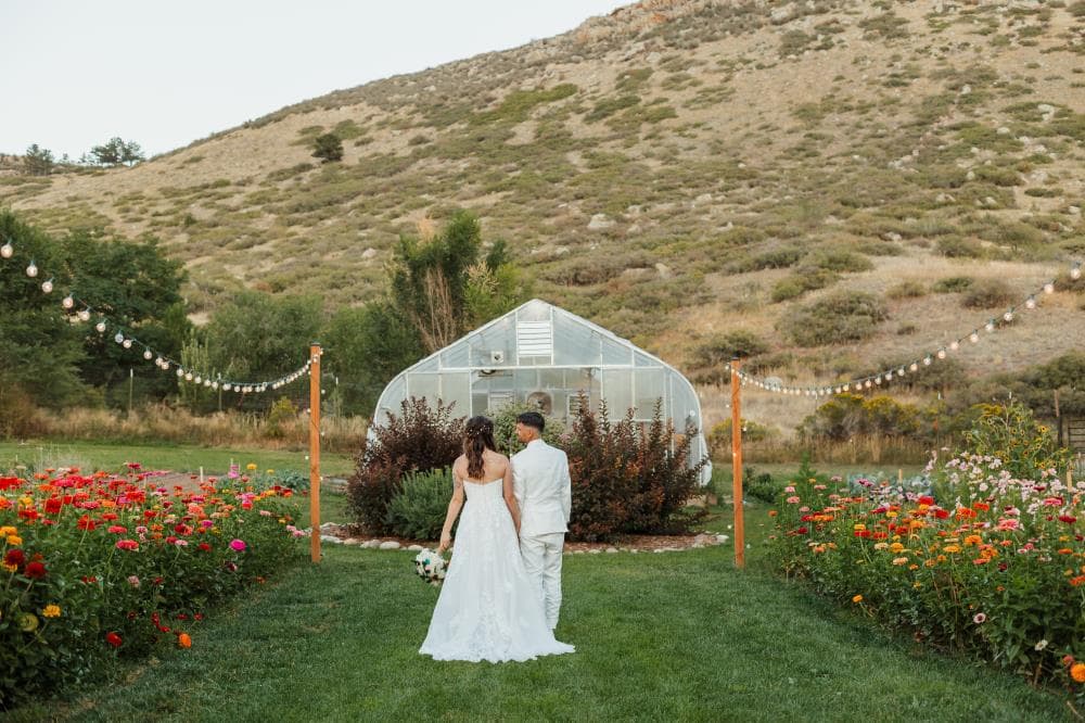 Groom emotional reaction seeing bride for first time Fort Collins wedding