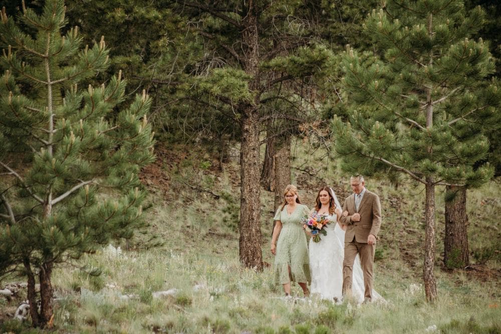 Wedding reception dancing couple natural light Colorado